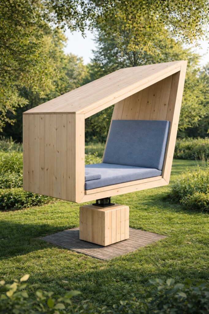 Obrázek odpočívadla na zahradu